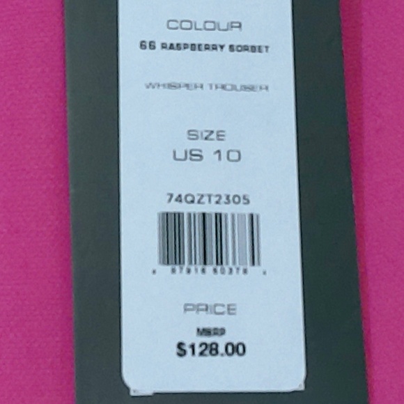 NWT French Connection Whisper Flare Trouser, 66 Raspberry Sorbet Size 10 - Picture 11 of 11